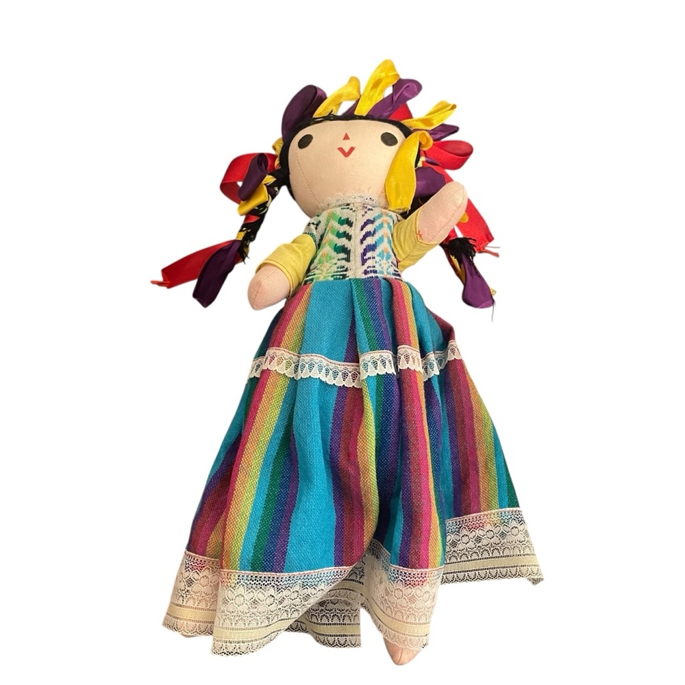 Mexican Lele Maria Rag Doll Handcrafted Folk Art - Picture 4 of 5